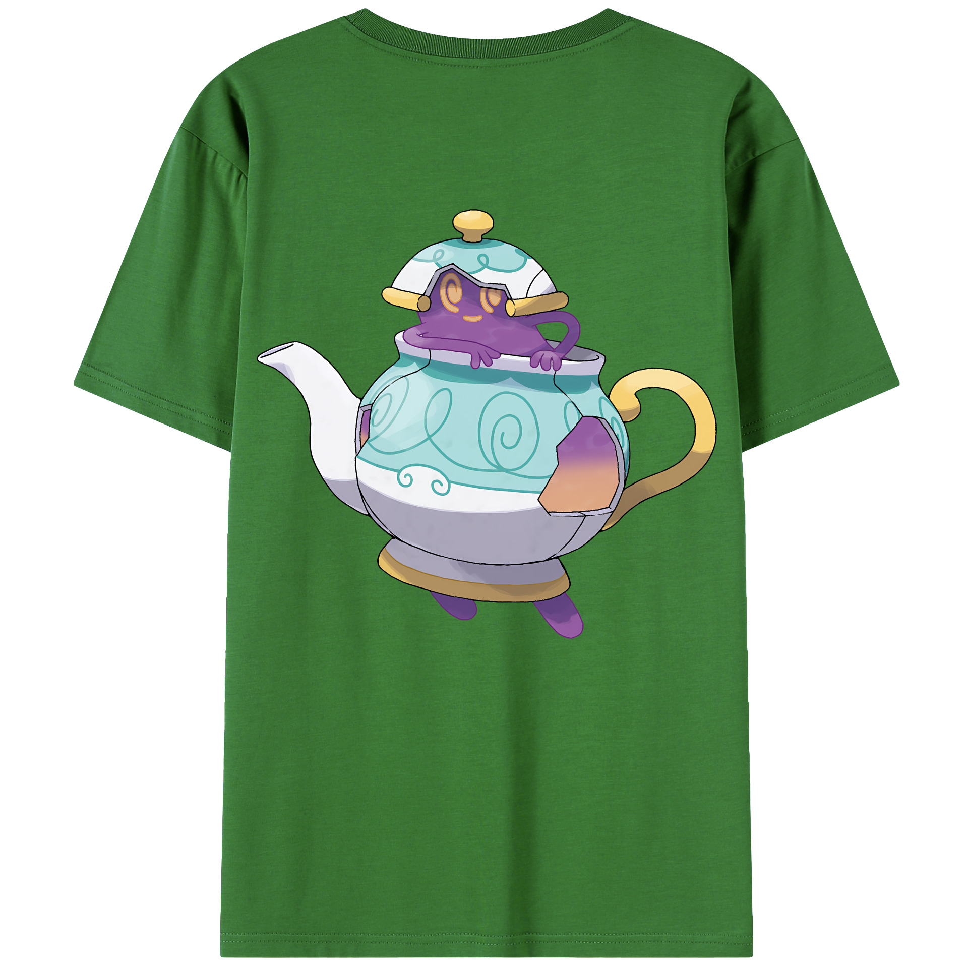 （画像用） ポケットモンスター Pokémon レディース半袖Tシャツ(バックプリント)